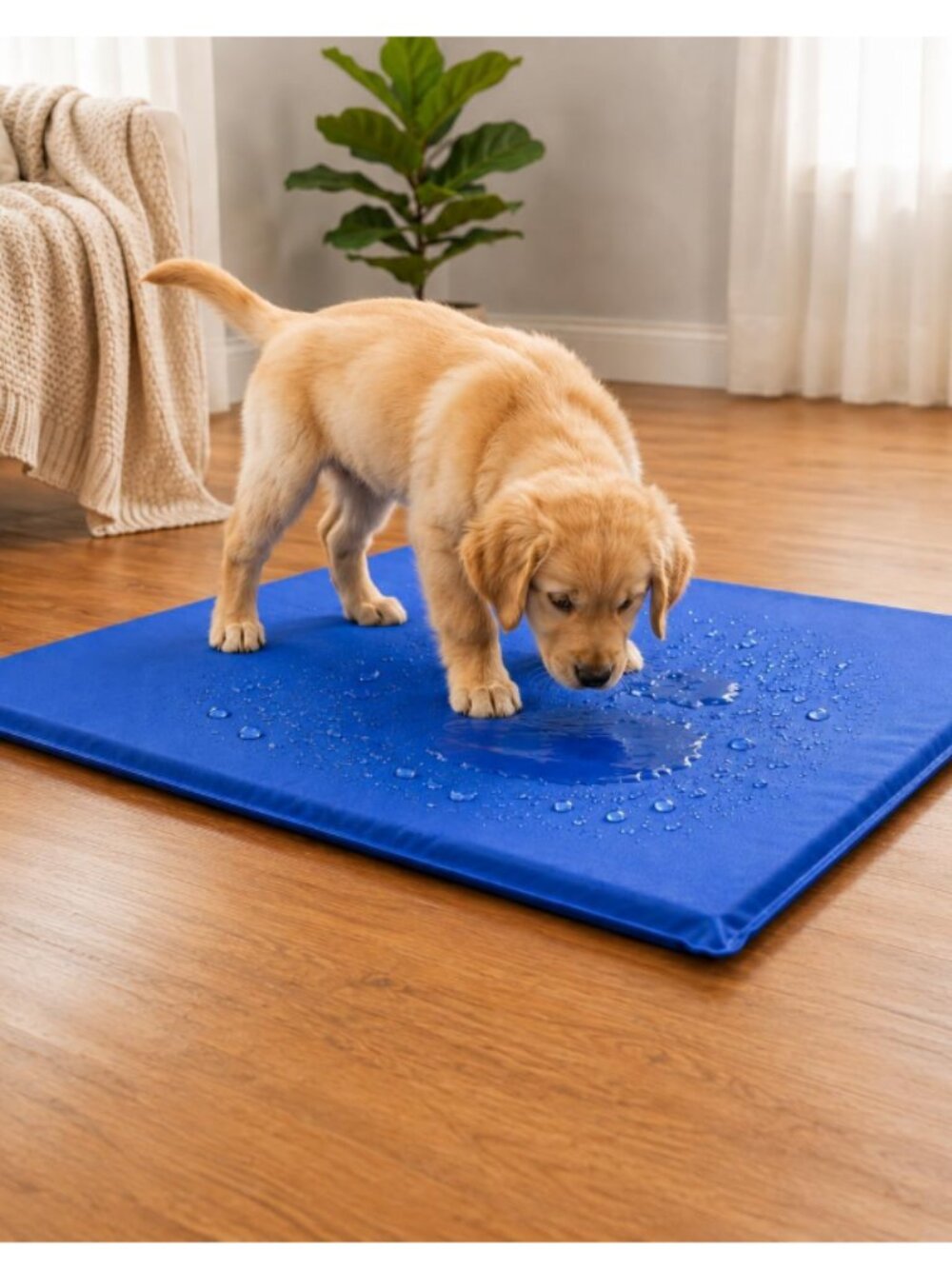 Veehoo Waterproof Dog Crate Pad for Small Medium Dogs, Dog Kennel Pad Outdoor